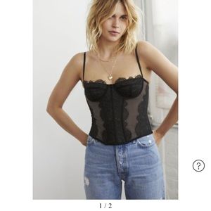 URBAN OUTFITTERS MODERN LOVE CORSET TOP BRAND NEW